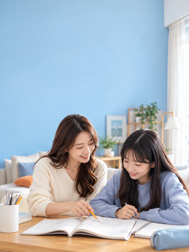 토성면 과외 1:1 수업 장면
